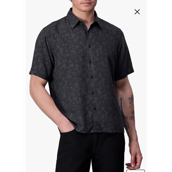 rag & bone Other - RAG & BONE Dalton Floral Short Sleeve Button-Up Shirt-L